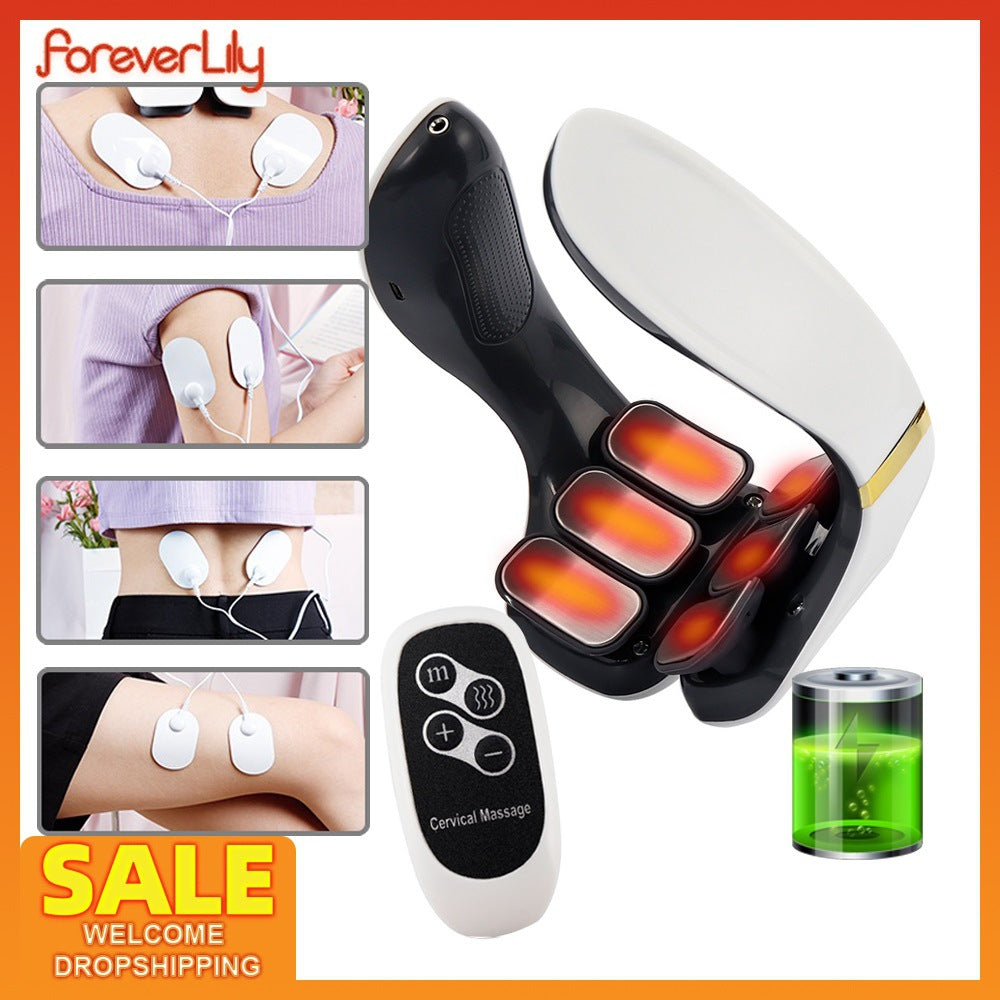 Masajeador cervical TENS de 6 zonas